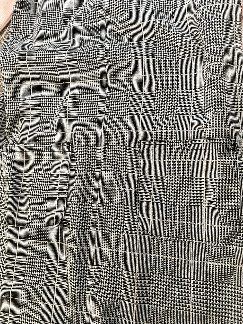 Jumping Beans mock neck top and plaid dress